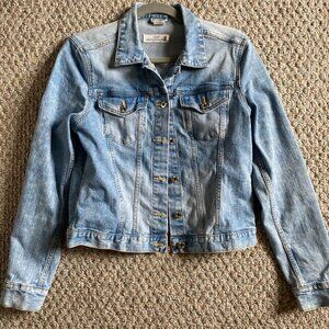 Denim womens short jacket